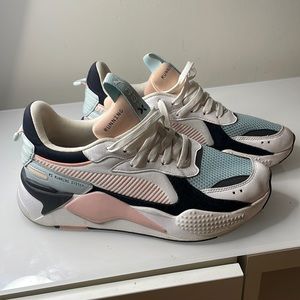 PUMA RSX PINK WHITE BLACK